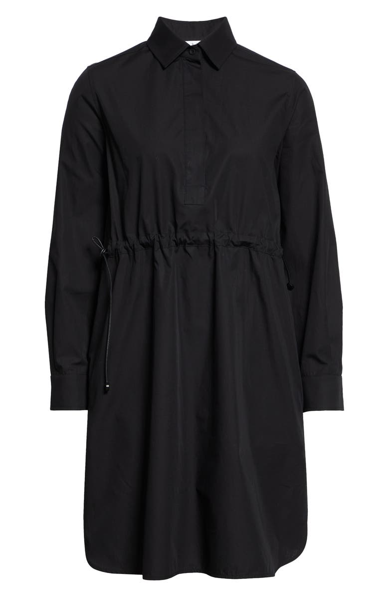 Max Mara Gathered Poplin Shirtdress, Alternate, color,
