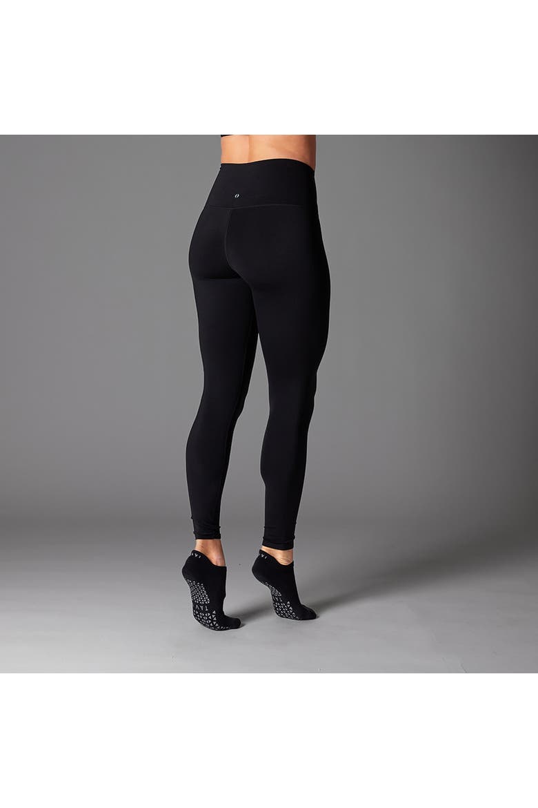 High Waisted Legging, Alternate, color, EBONY