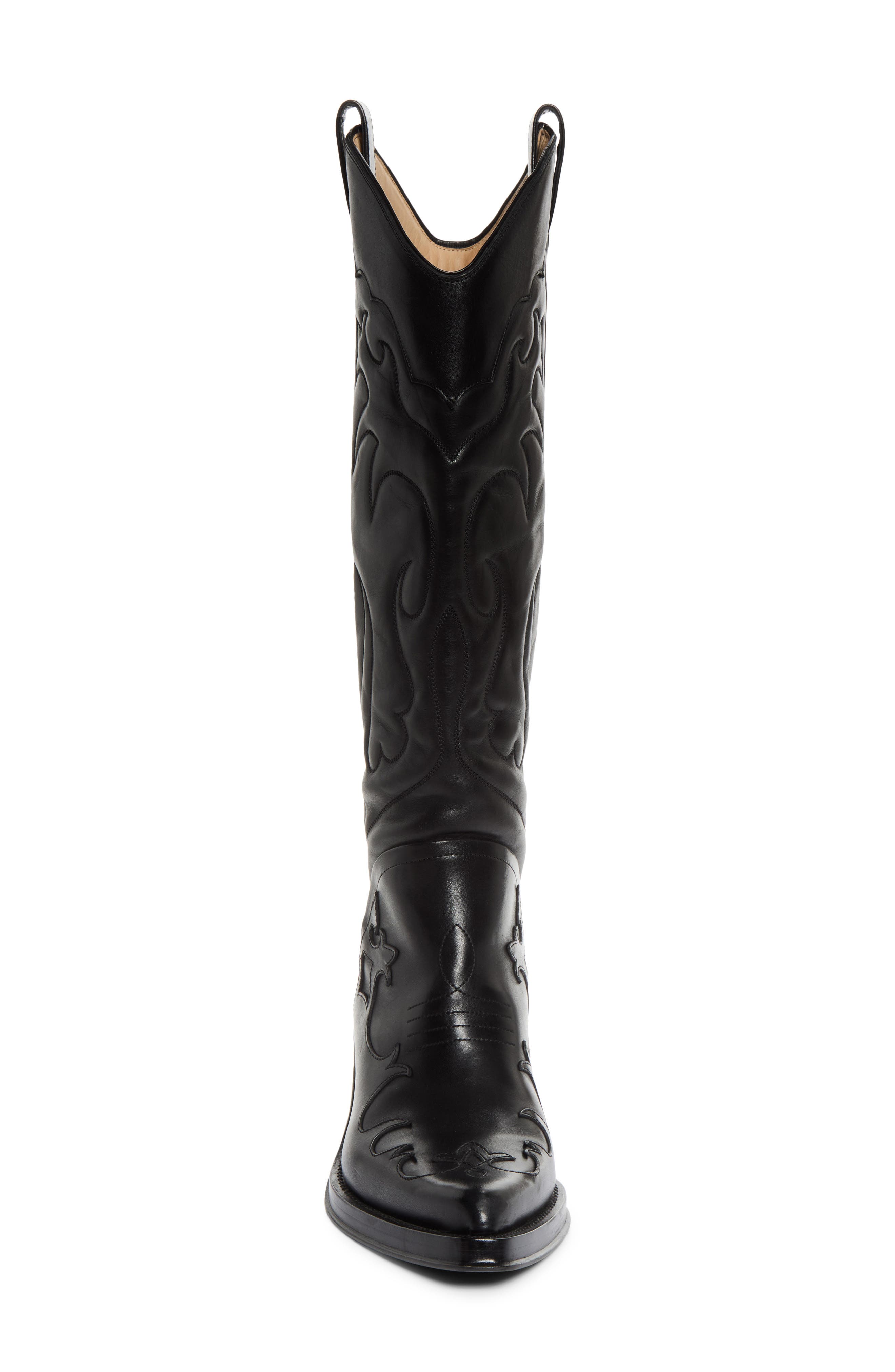 Capitana Western Boot, Alternate, color, BLACK