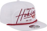 New Era Men's New Era  White Virginia Tech Hokies Team Rope 19TWENTY Adjustable Hat