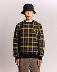 Lyle & Scott Ribbed Jacquard Tartan Crew Neck