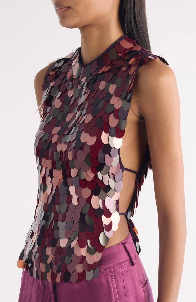 Dries Van Noten Carmasa Check Crystal Embellished Top, Alternate, color, 