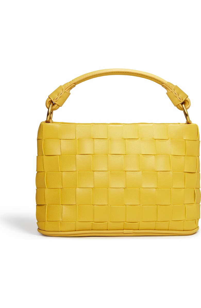 LaBante London Bella Vegan Mini Crossbody Bag, Alternate, color, Mustard