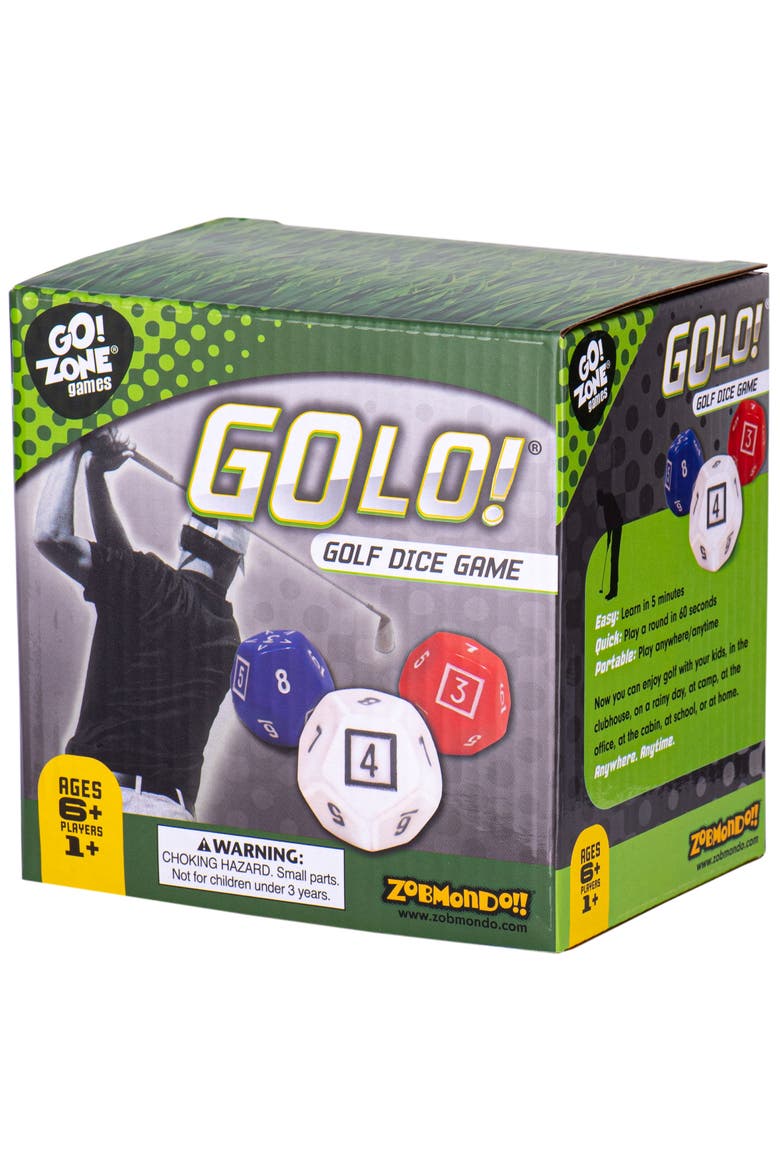GoLo Golf Dice Game, Main, color, Multicolored