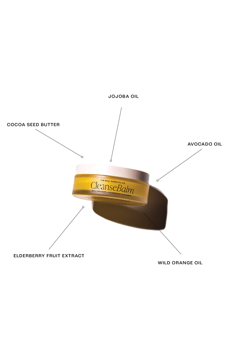 The Daily Essential Co Cleanse Balm, Alternate, color, Yellow
