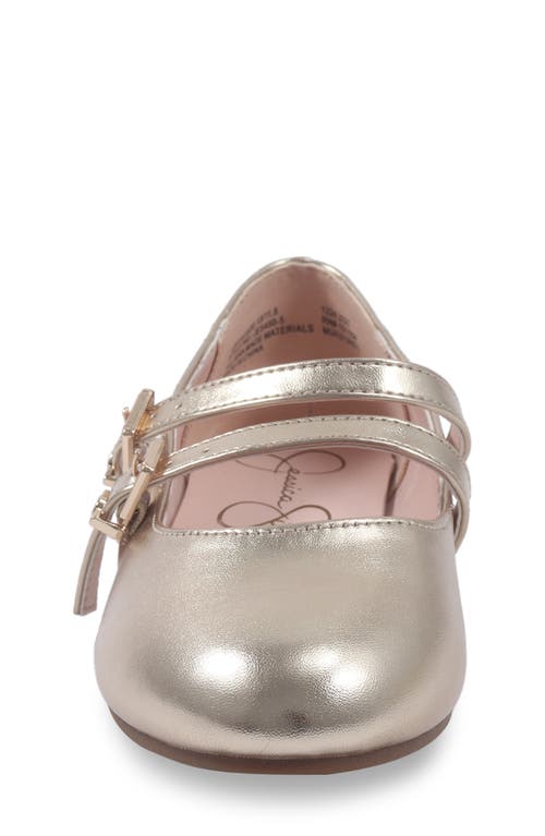 JESSICA SIMPSON JESSICA SIMPSON KIDS' AMY DOUBLE STRAP MARY JANE FLAT