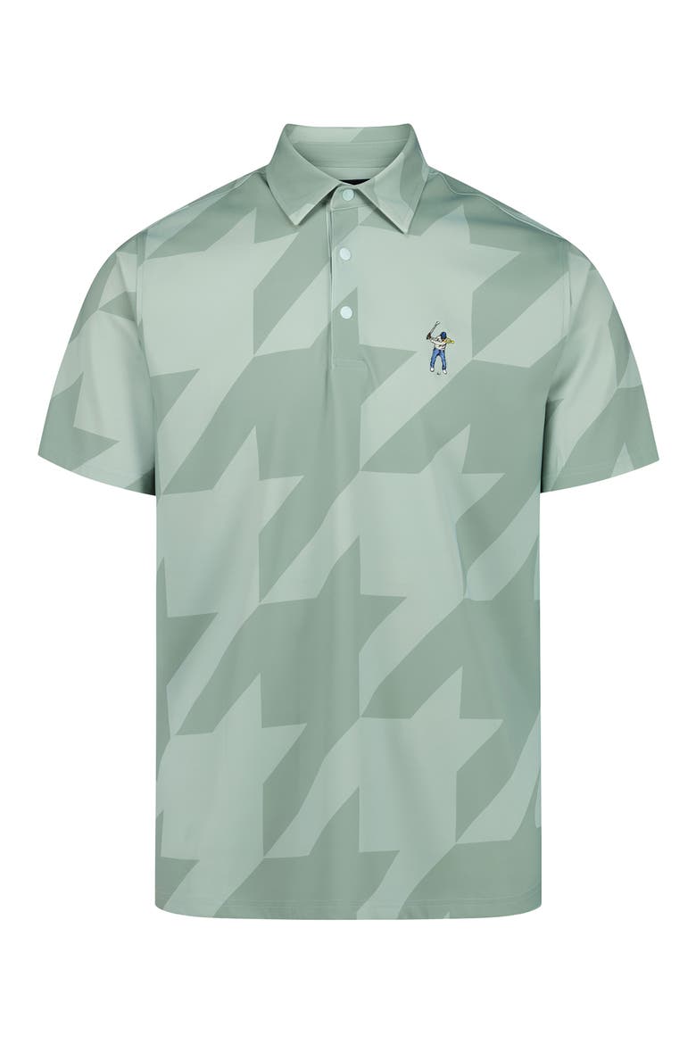Snap Placket Performance Golf Polo, Main, color, SAGE
