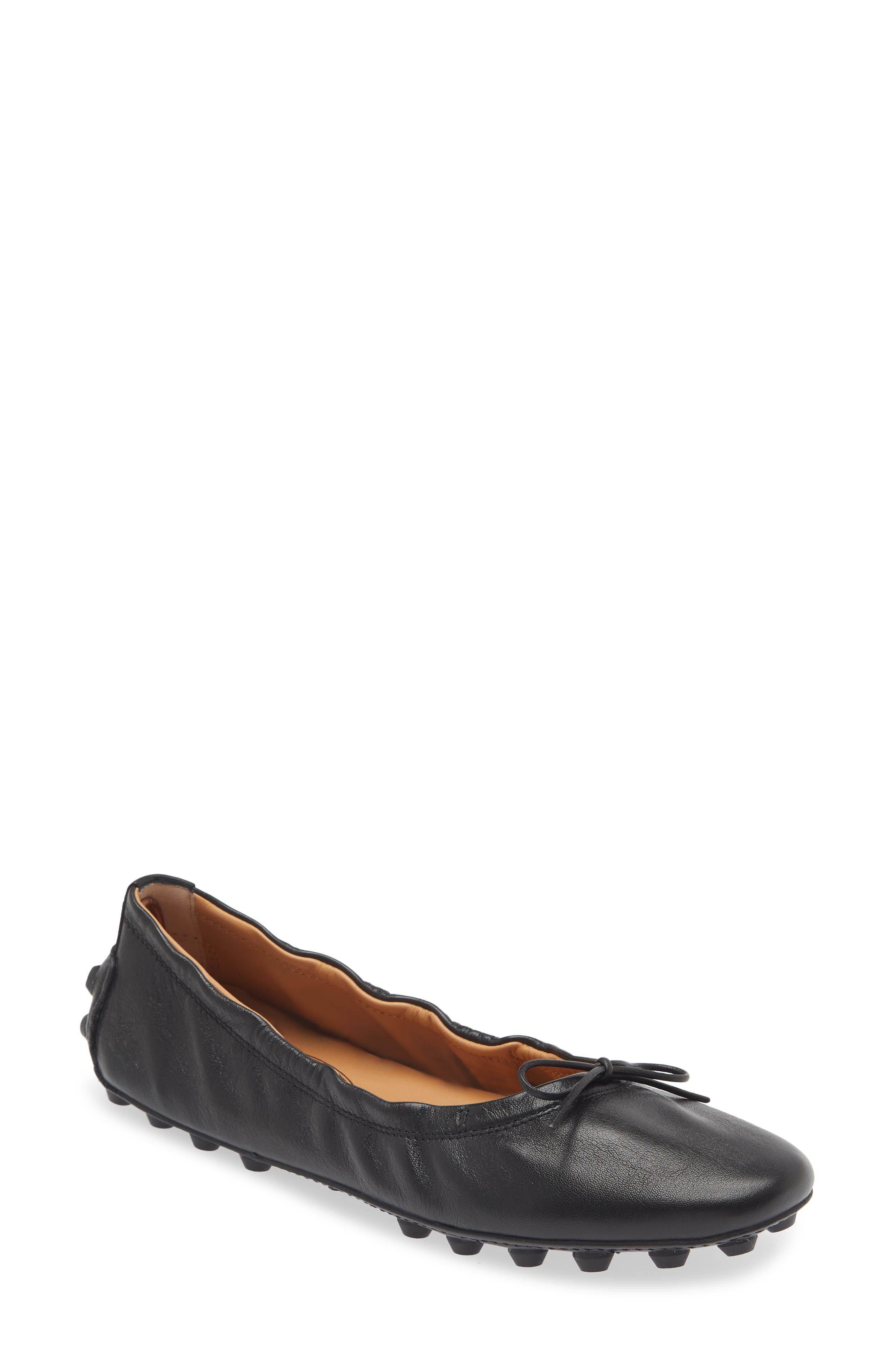 Tod's Bubble Bow Ballet Flat, Main, color, 