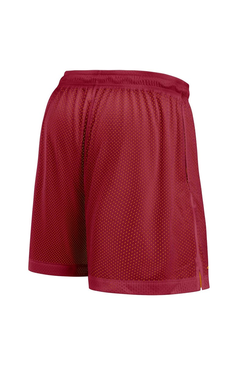 Nike Men
s Nike Cardinal/Gold USC Trojans Courtside Standard Issue Dri-FIT Reversible Shorts, Alternate, color, Cardinal
