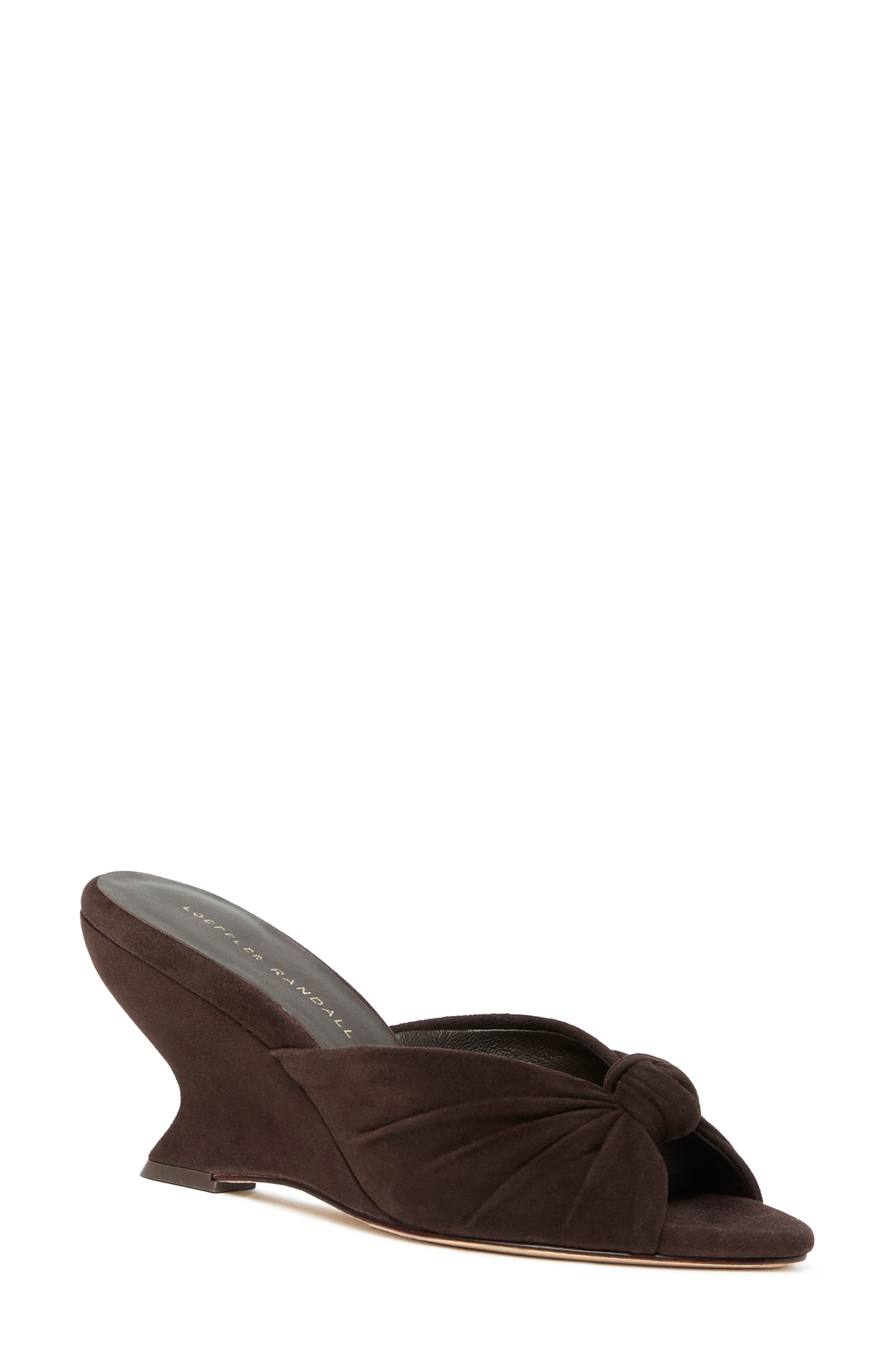 Marsy Leather Wedge Slide Sandal, Main, color, TMORO
