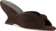 Loeffler Randall Marsy Leather Wedge Slide Sandal