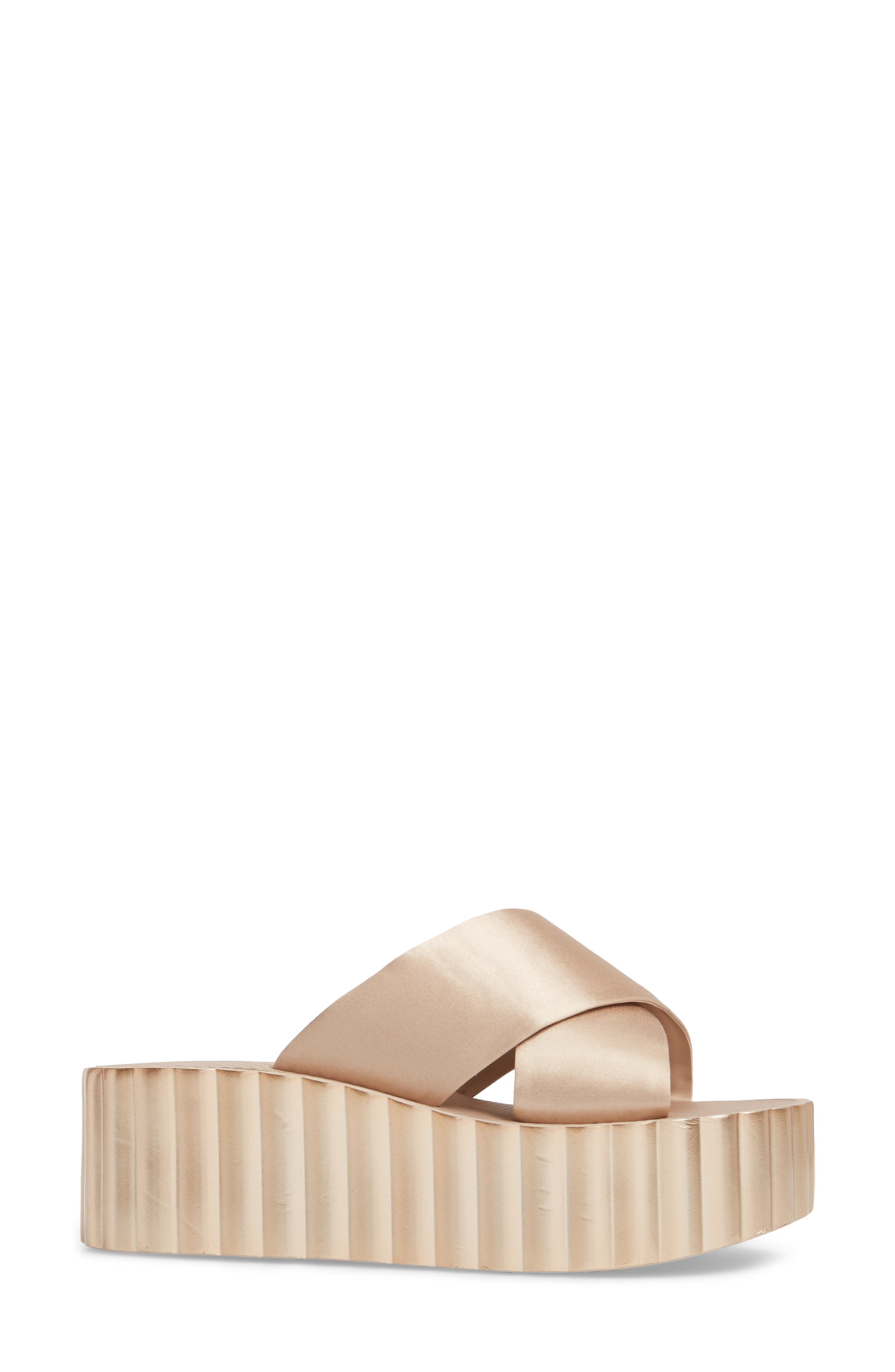 Tory Burch Scallop Platform Sandal, Alternate, color, 