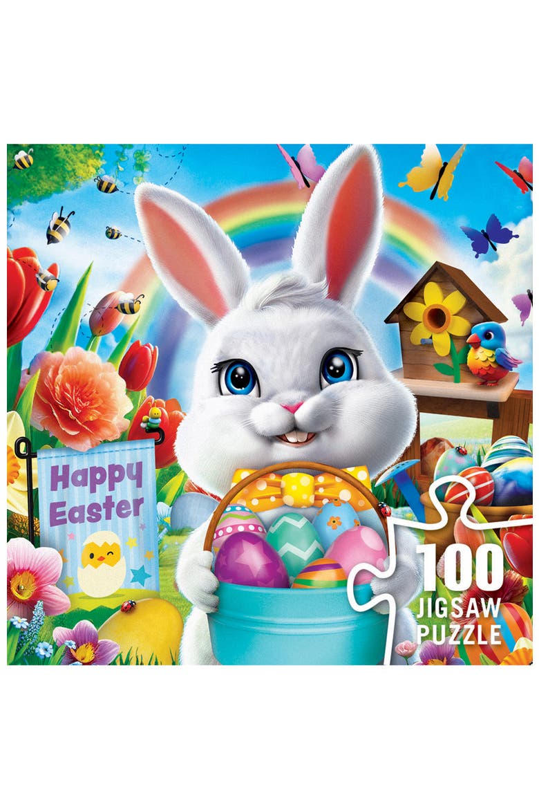 Easter Garden 100 Piece Square Puzzle, Alternate, color, Multicolor