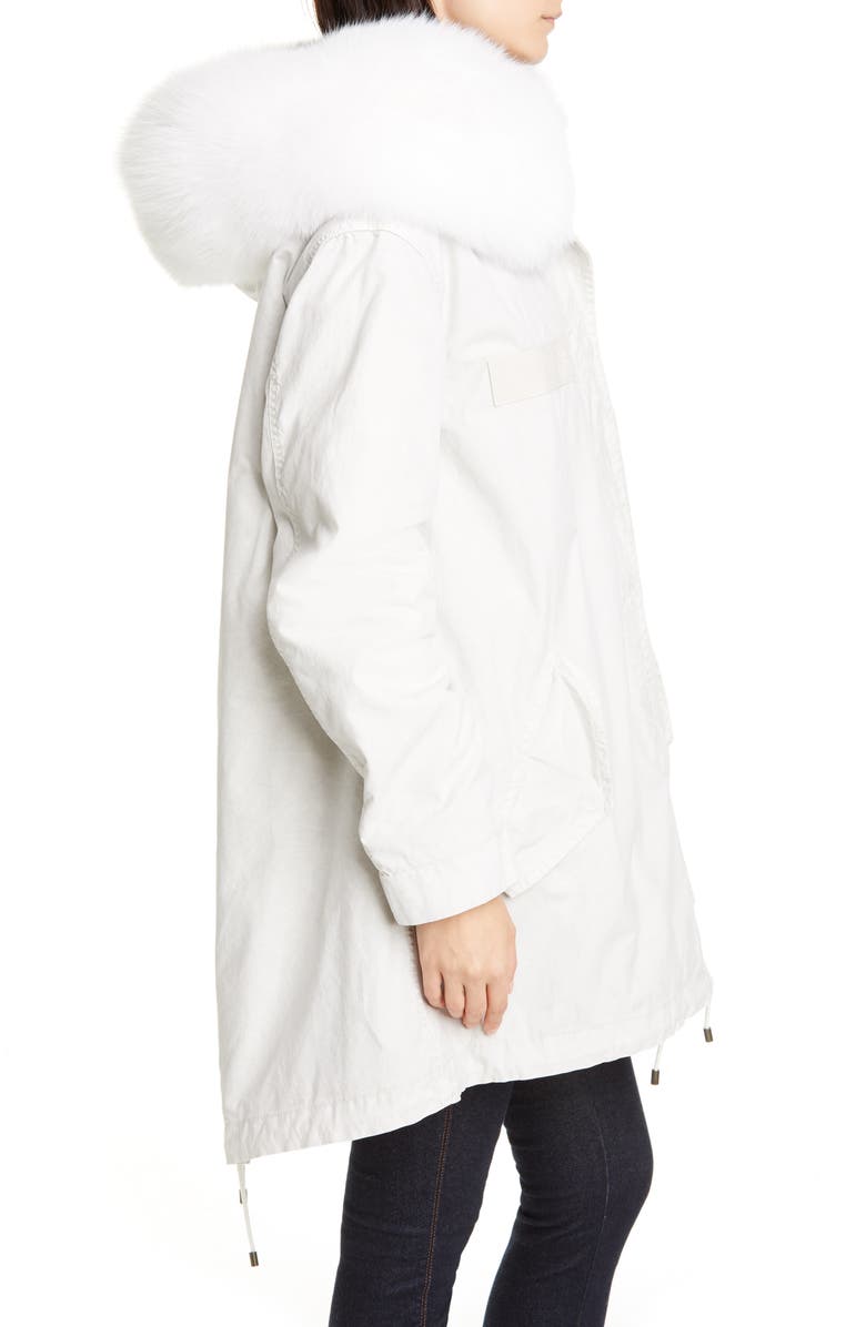 Mr & Mrs Italy Parka with Genuine Fox Fur Lining & Trim, Alternate, color, 