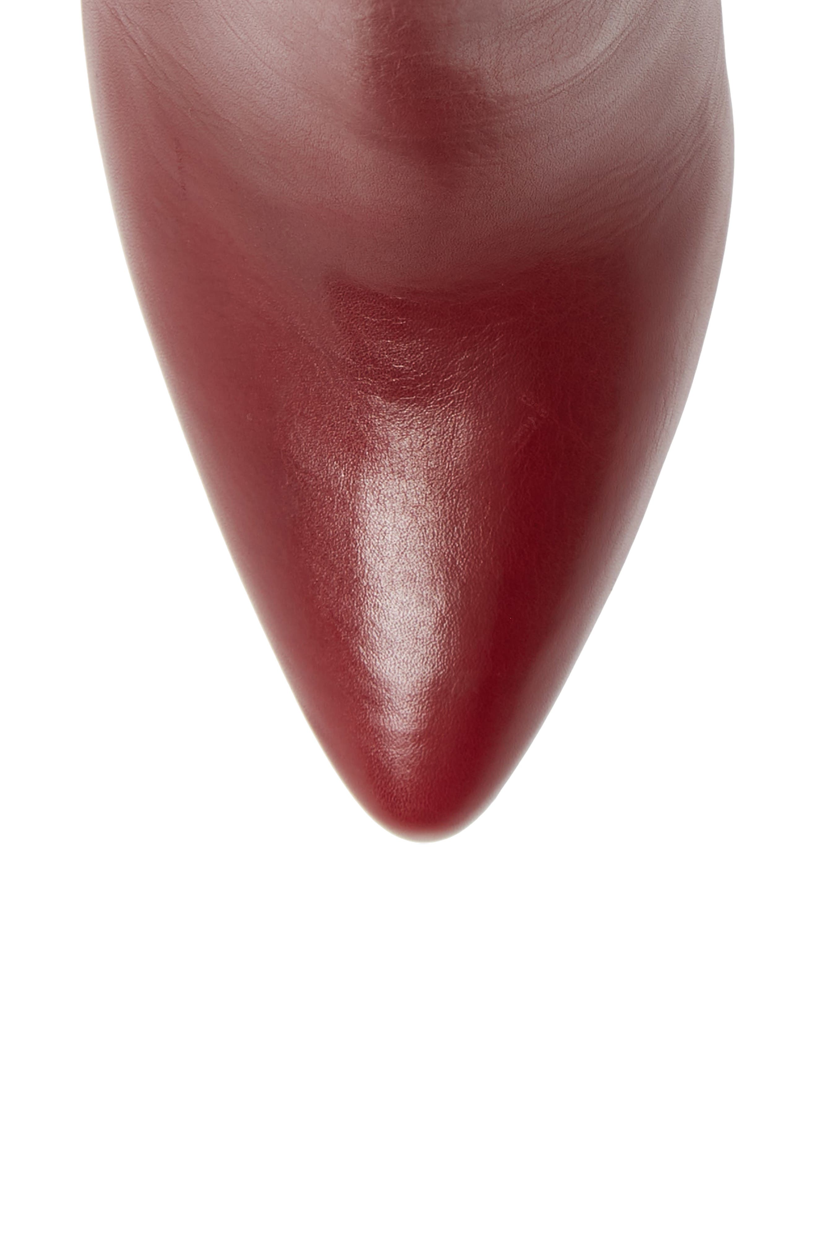 Thelmin Bootie (Nordstrom Exclusive), Alternate, color, BEAUJOLAIS LEATHER