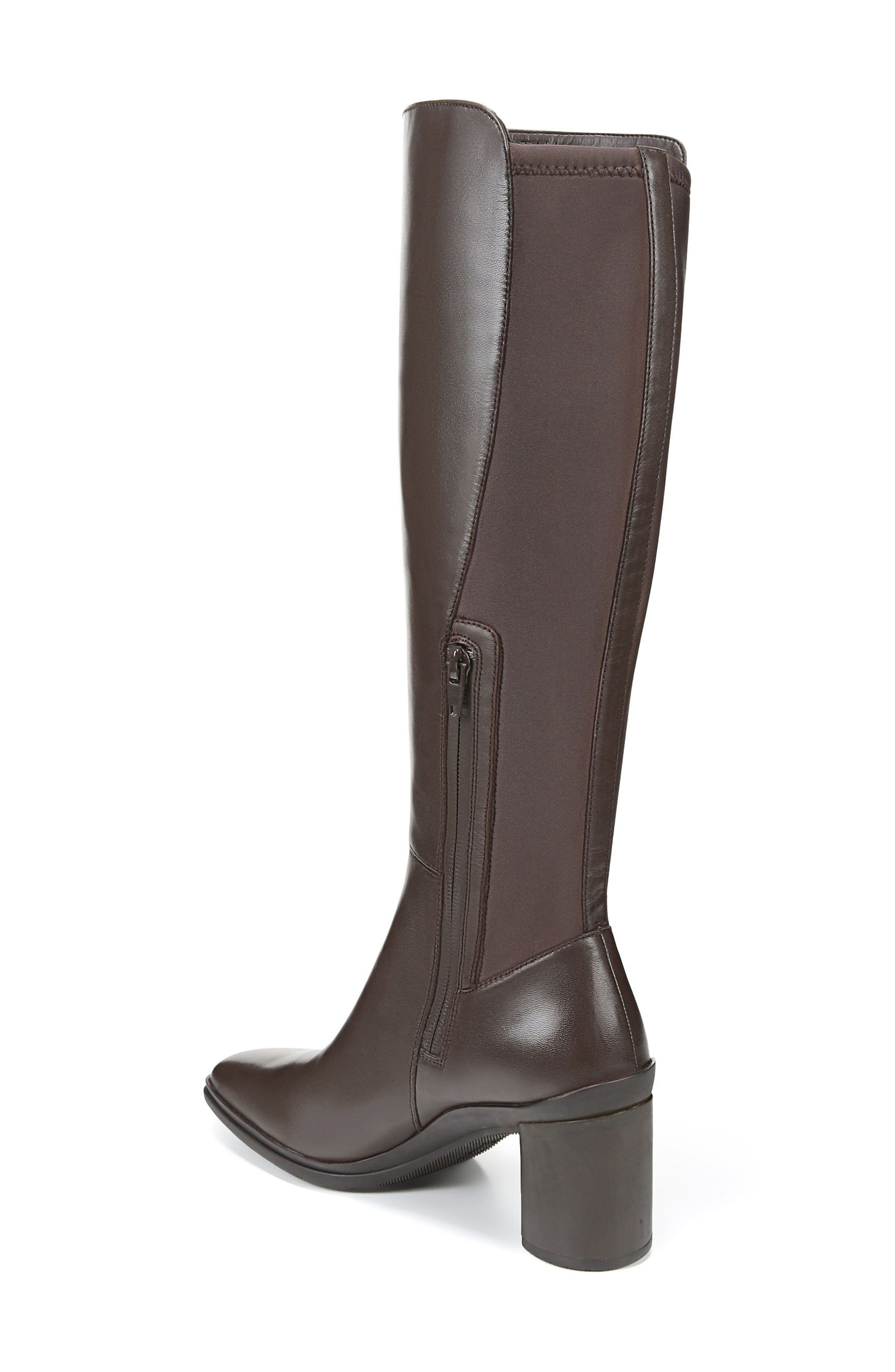 Naturalizer Axel Weatherproof Knee High Boot, Alternate, color, Oxford Brown Wp Leather