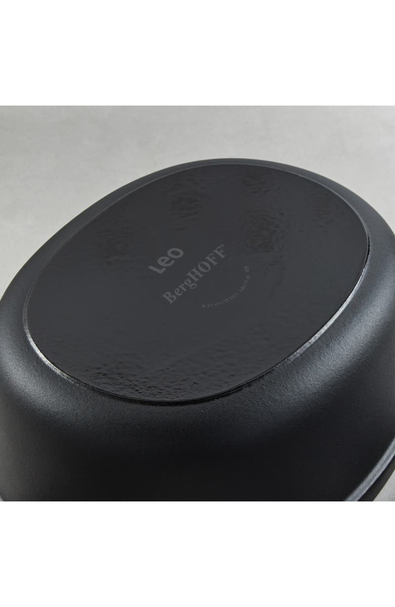 BergHOFF Leo Graphite Enameled Cast Iron Stockpot, Alternate, color, Black