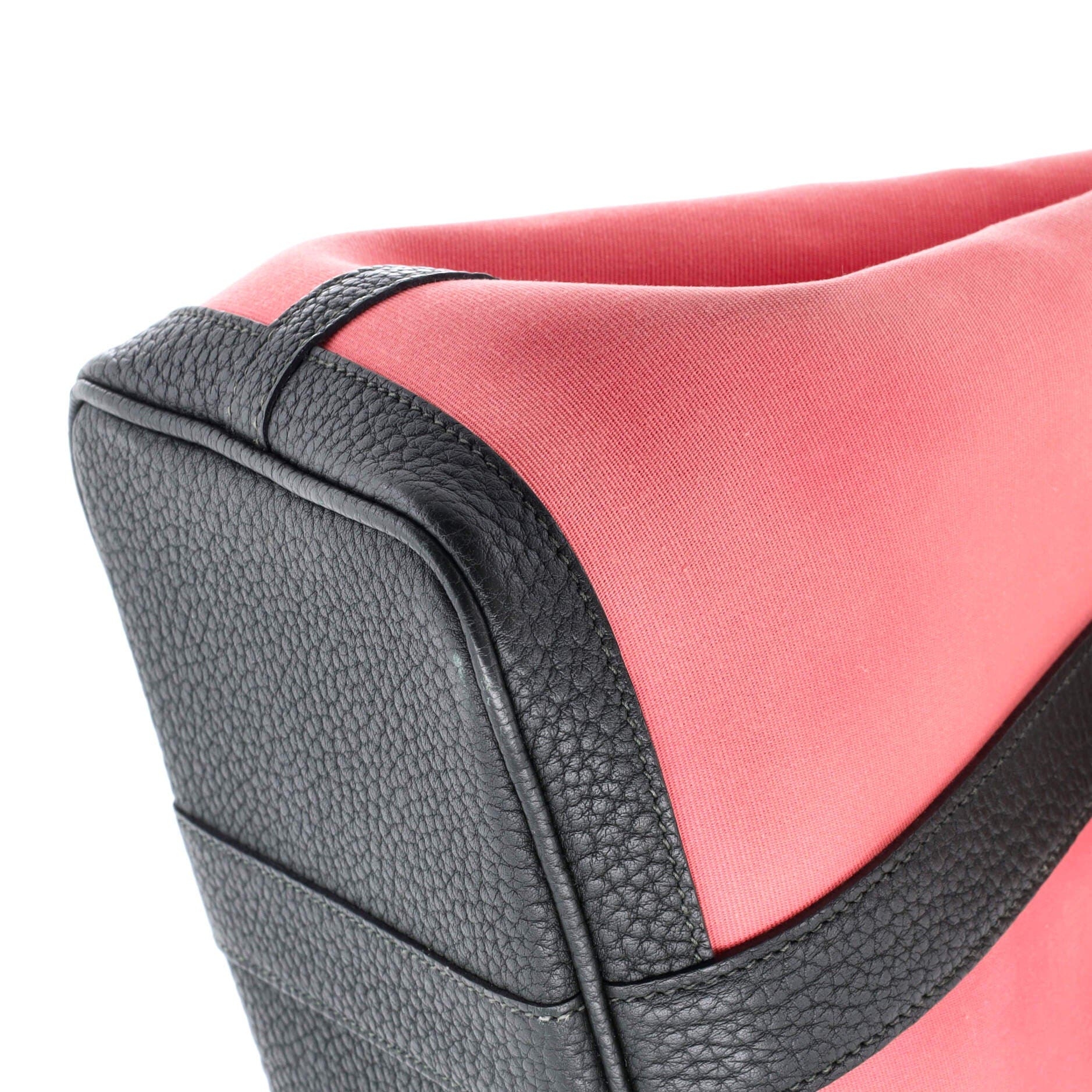 Pre-Owned Hermes Garden Party Tote Toile and Leather 30, Alternate, color, Rose Azalee