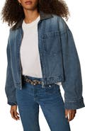 Sanctuary Ridge Faux Shearling Lined Denim Jacket