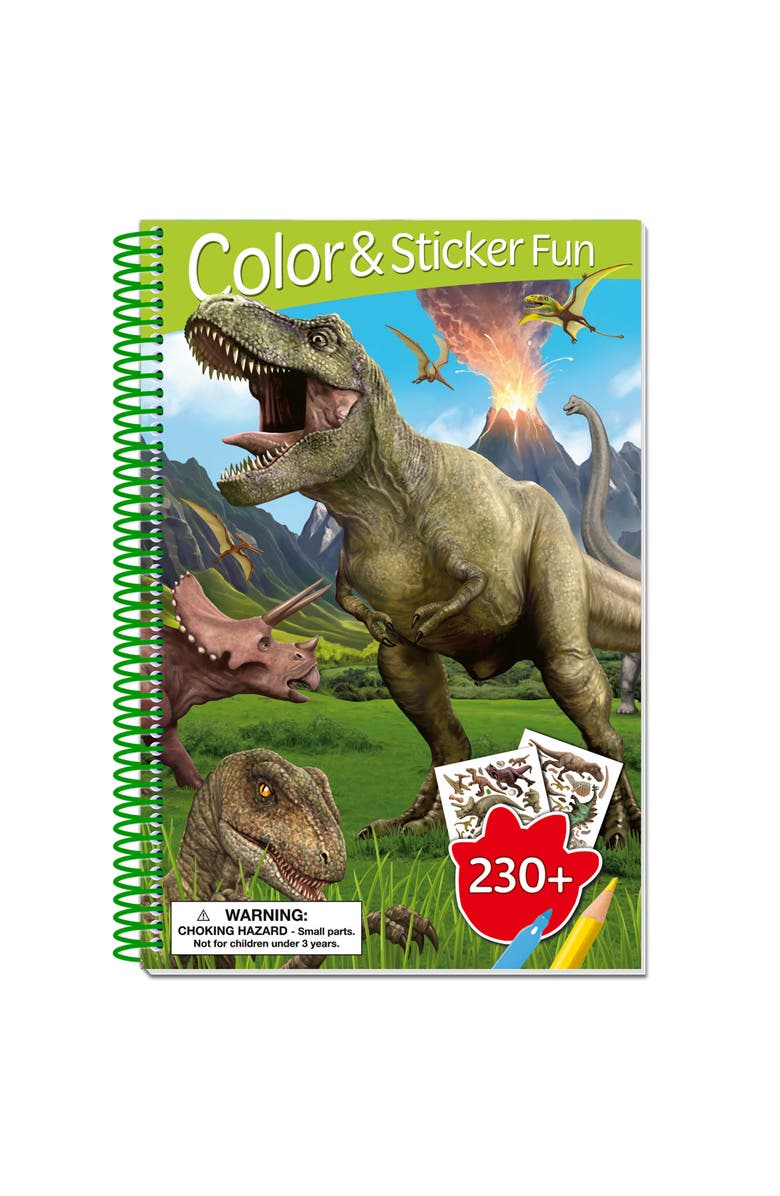 book 'n' app pApplishing house Color & Sticker Book, Main, color, Green