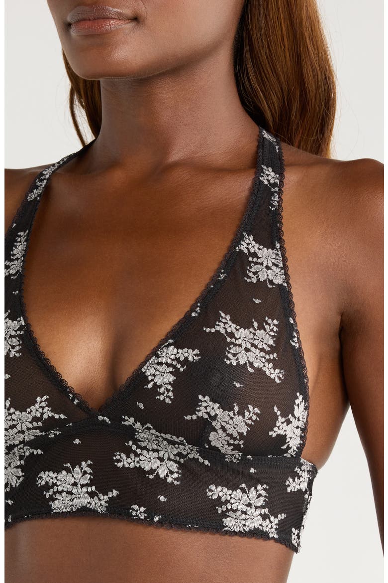 Talk About It Racerback Bralette, Alternate, color, BLACK COMBO
