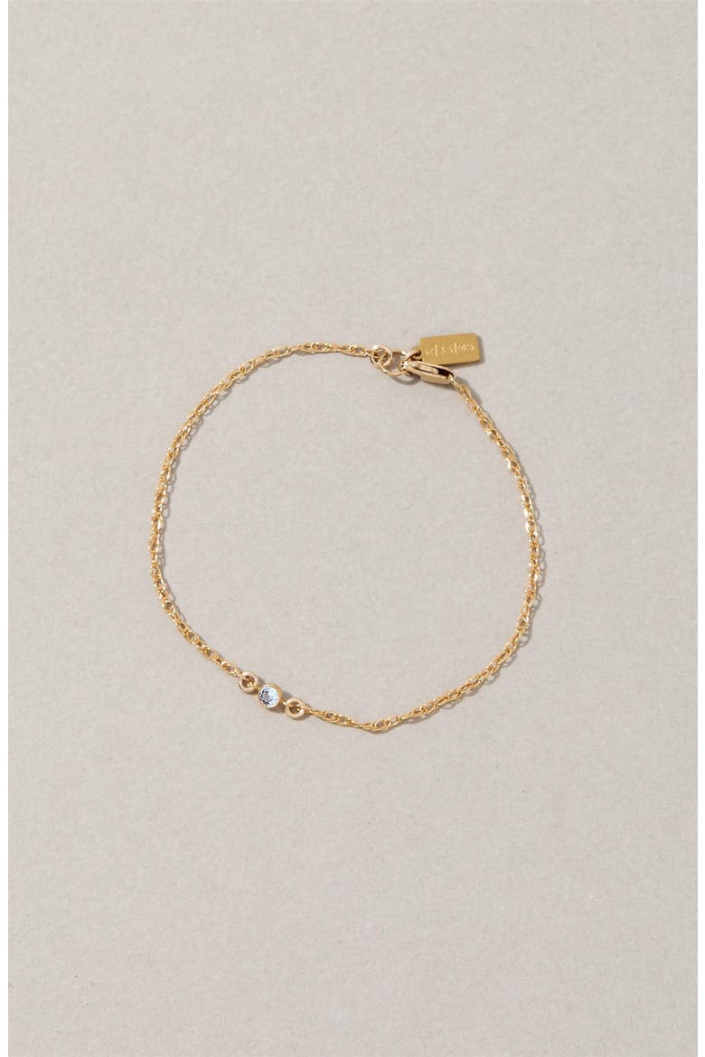 Something Blue Bracelet, Alternate, color, GOLD