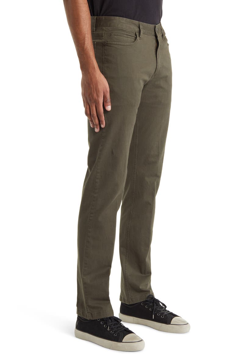 Stretch Comfort 5-Pocket Pants, Alternate, color, DARK MOSS