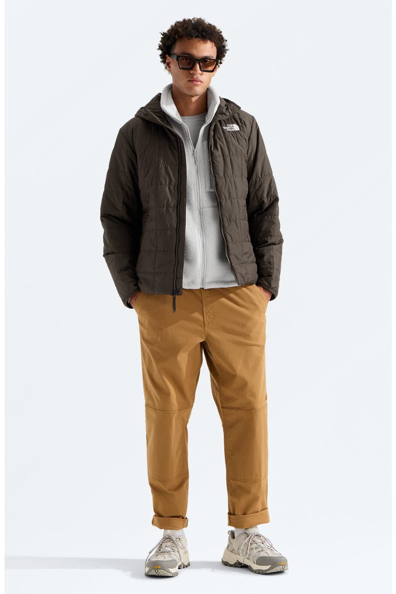 Junction Insulated Hooded Puffer Jacket, Alternate, color, DARK CHESTNUT