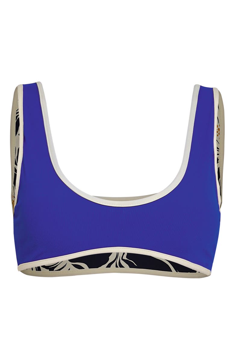 Maaji Cobalt Blue Jilly Reversible Bikini Top, Alternate, color, Blue