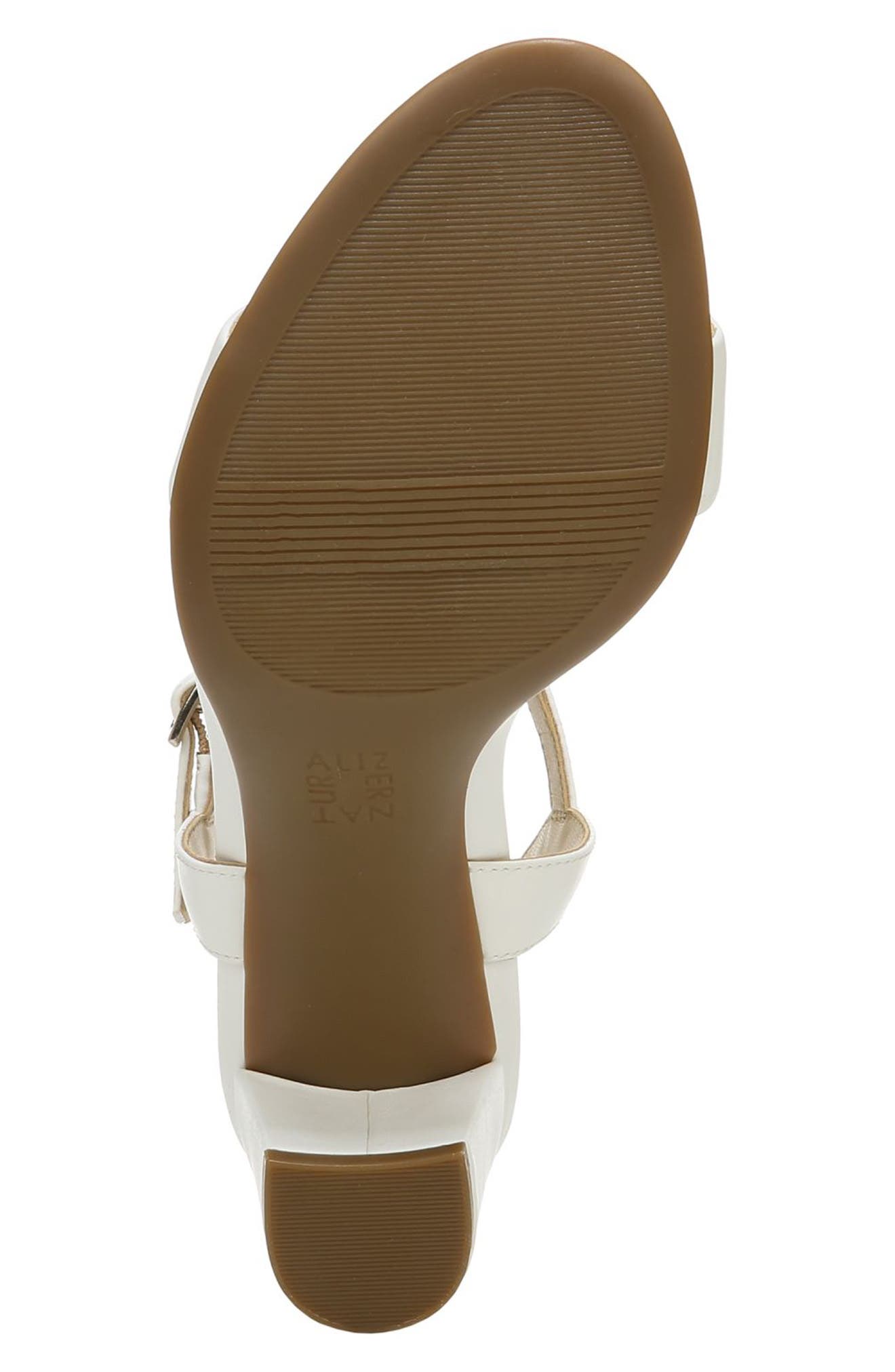 Bristol Block Heel Sandal - Wide Width Available, Alternate, color, WHITE