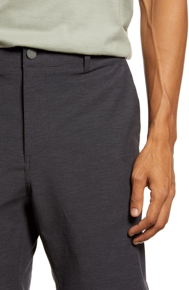 Faherty All Day Belt Loop 7-Inch Shorts, Alternate, color, Charcoal