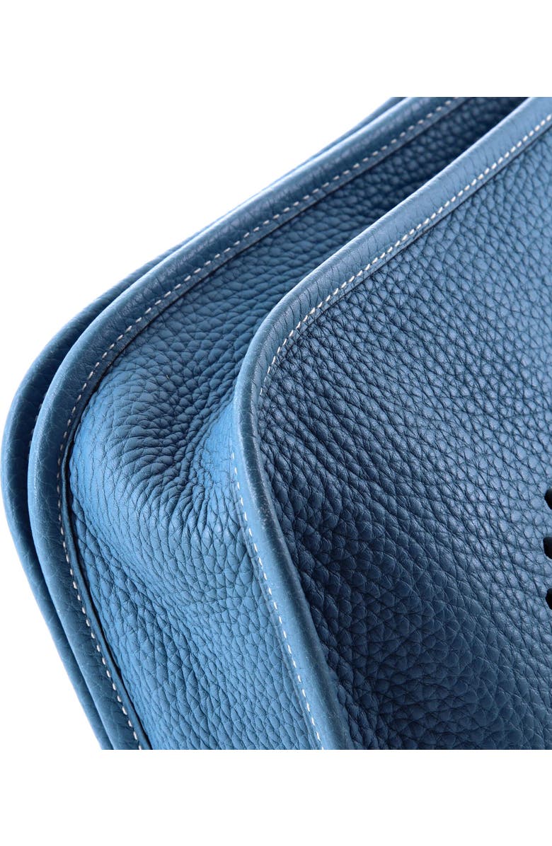 Pre-Owned Hermes Evelyne Bag Gen II Clemence PM, Alternate, color, Bleu Jean