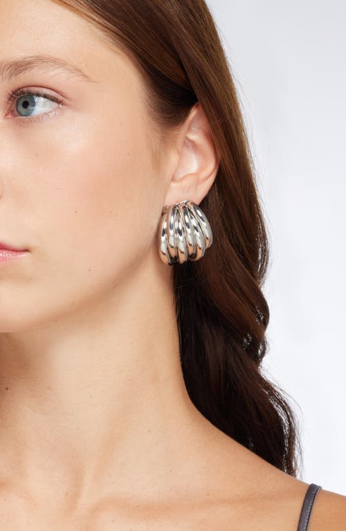 Shop Open Edit Ridge Hoop Earrings