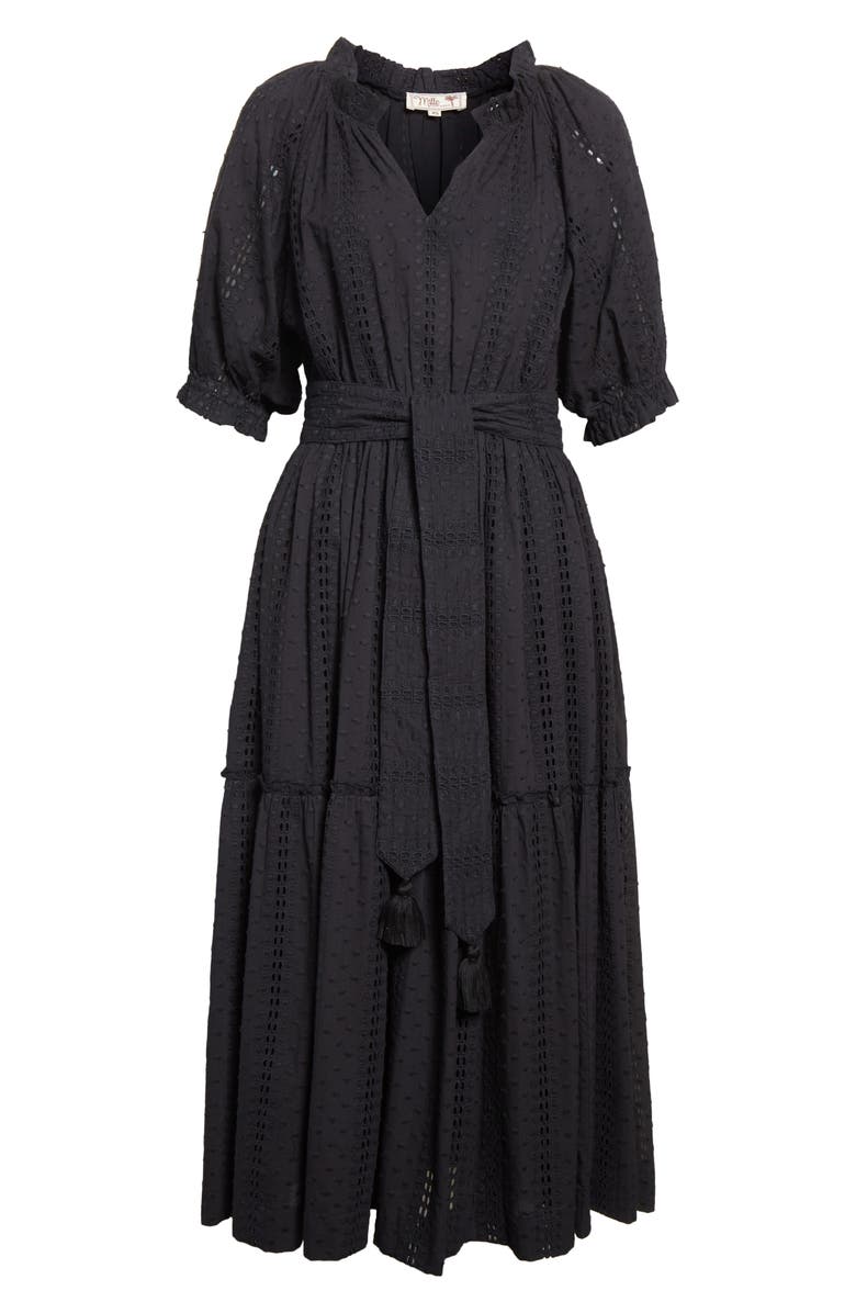 MILLE Zoe Print Puff Sleeve Cotton Dress, Alternate, color,