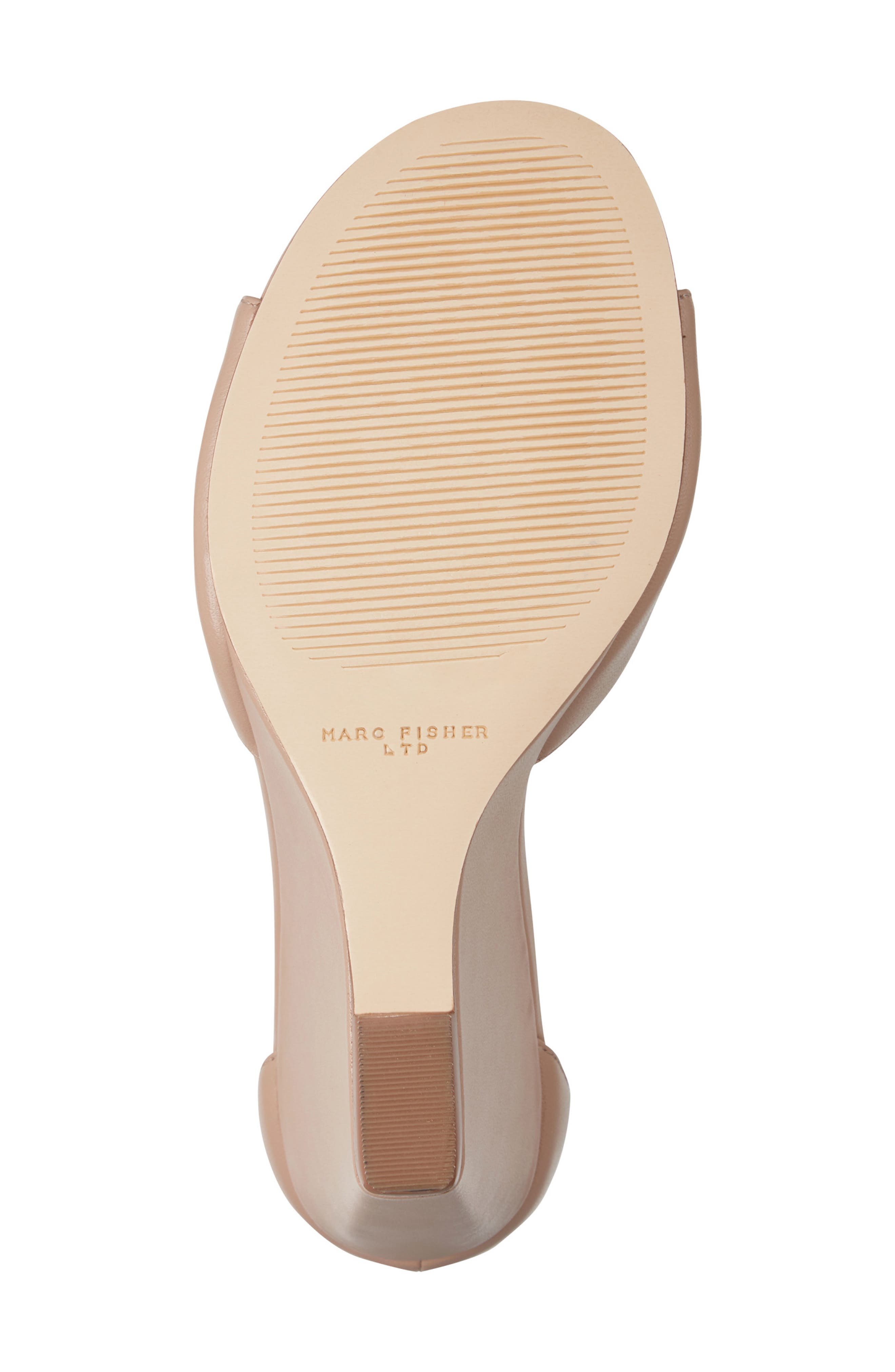 Marc Fisher LTD Felyna Ankle Strap Wedge Sandal, Alternate, color, Beige