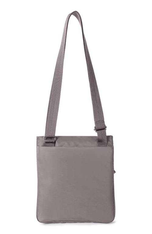 Hedgren Leonce Rfid Water Repellent Nylon Crossbody Bag In Sepia