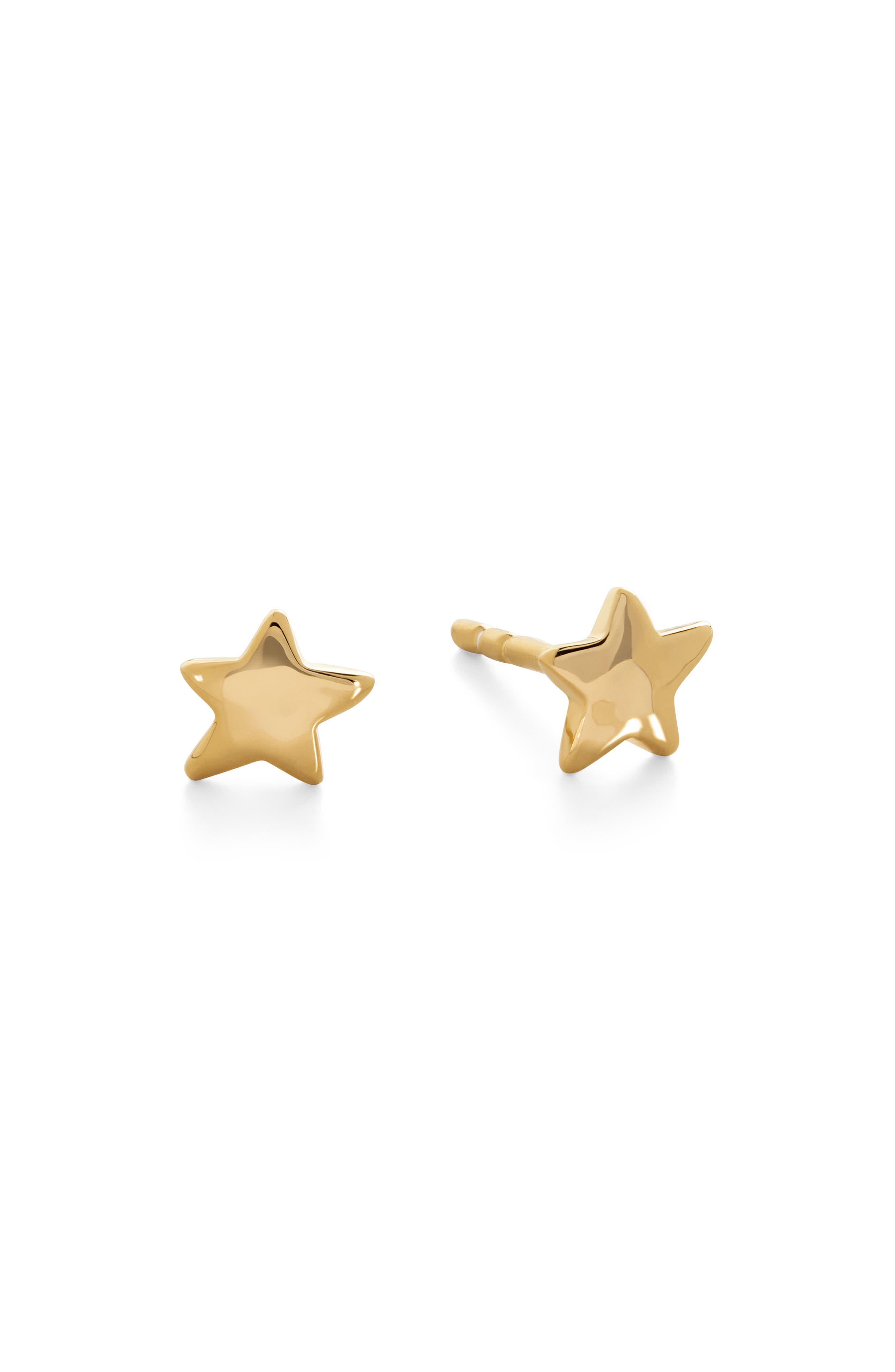 Monica Vinader Star Stud Earrings
