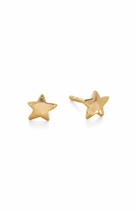 Monica Vinader Star Stud Earrings