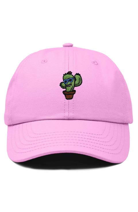 Cactus Embroidered Casual Cap