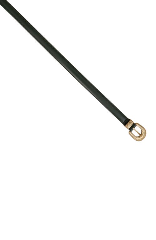 Sandro Leather Tooled-buckle Belt