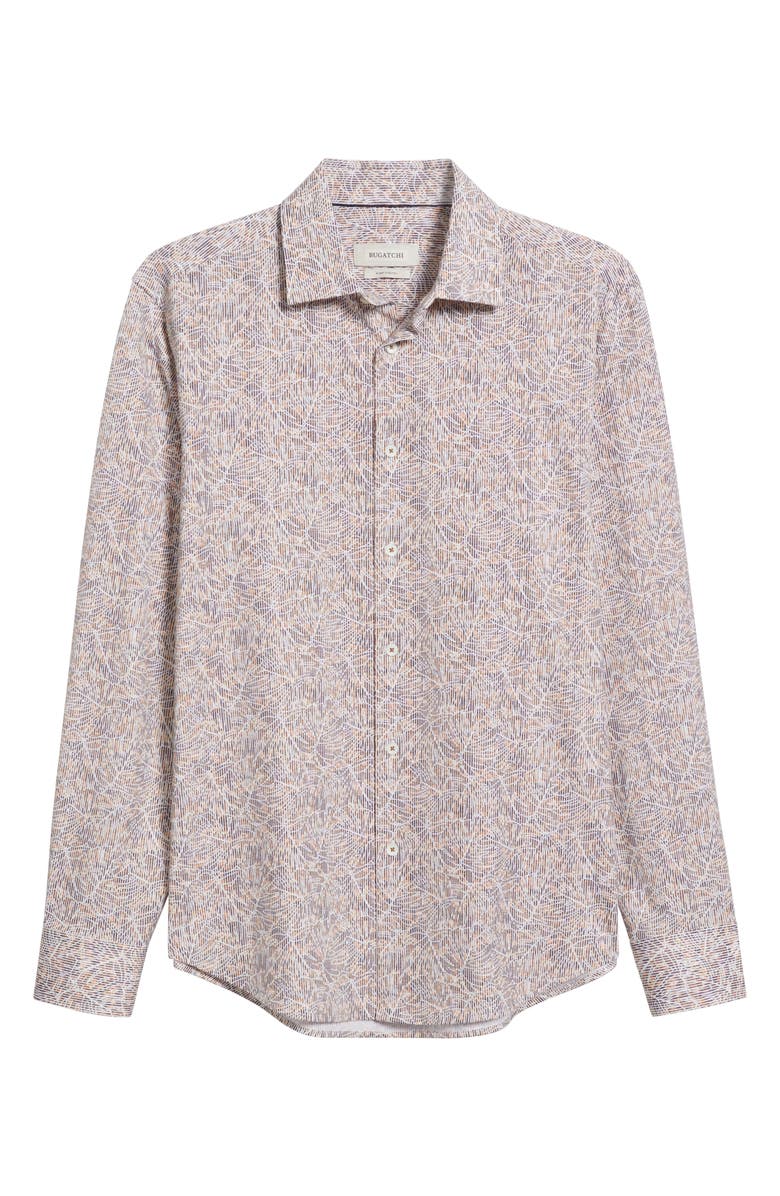 Bugatchi James OoohCotton<sup>®</sup> Button-Up Shirt, Alternate, color, Jaffa
