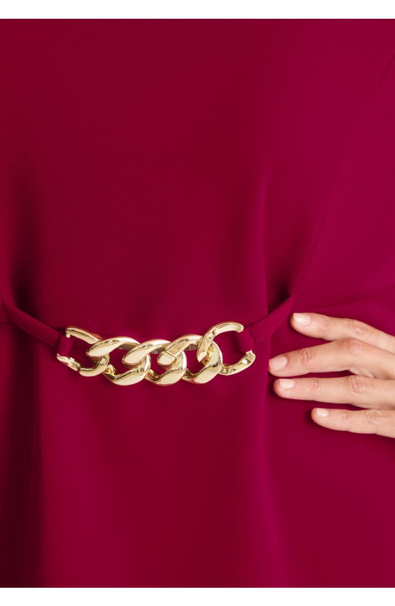 Jessica London High Low Buckle Tunic, Alternate, color, Black