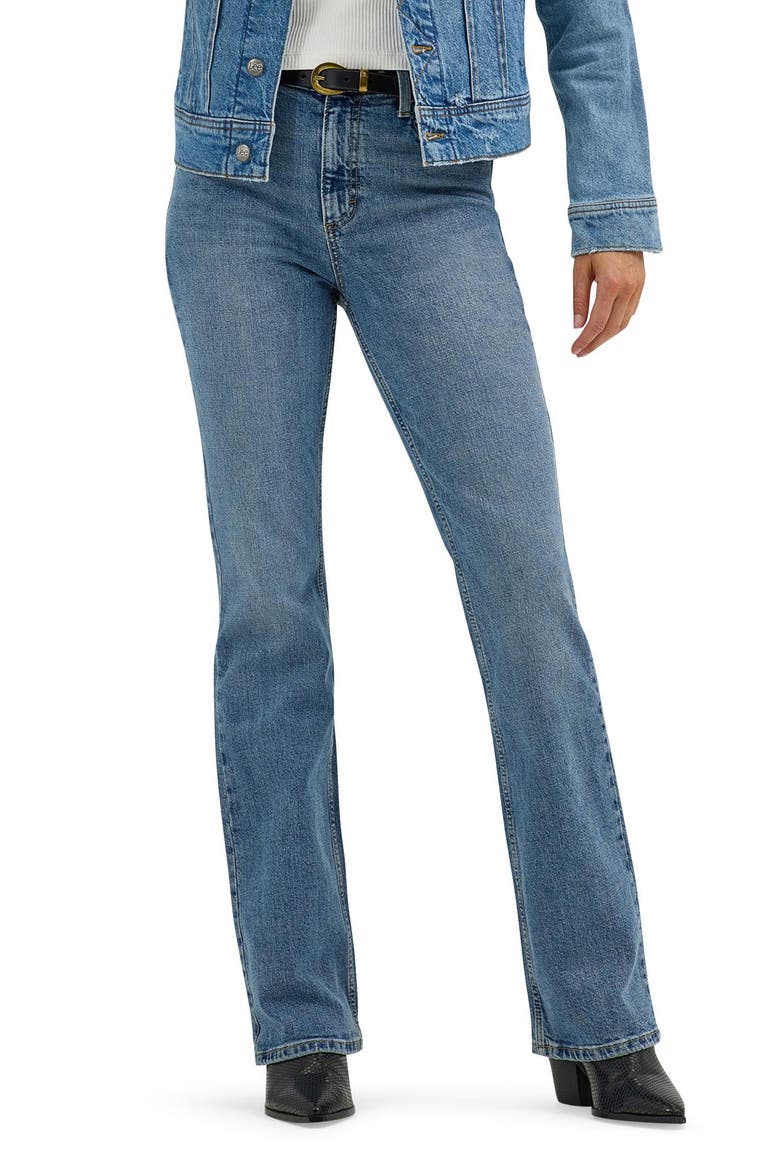 High Waist Bootcut Jeans, Main, color, SET FREE