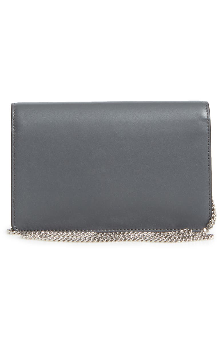 Fendi Rainbow Studded Leather Tube Wallet on a Chain, Alternate, color,