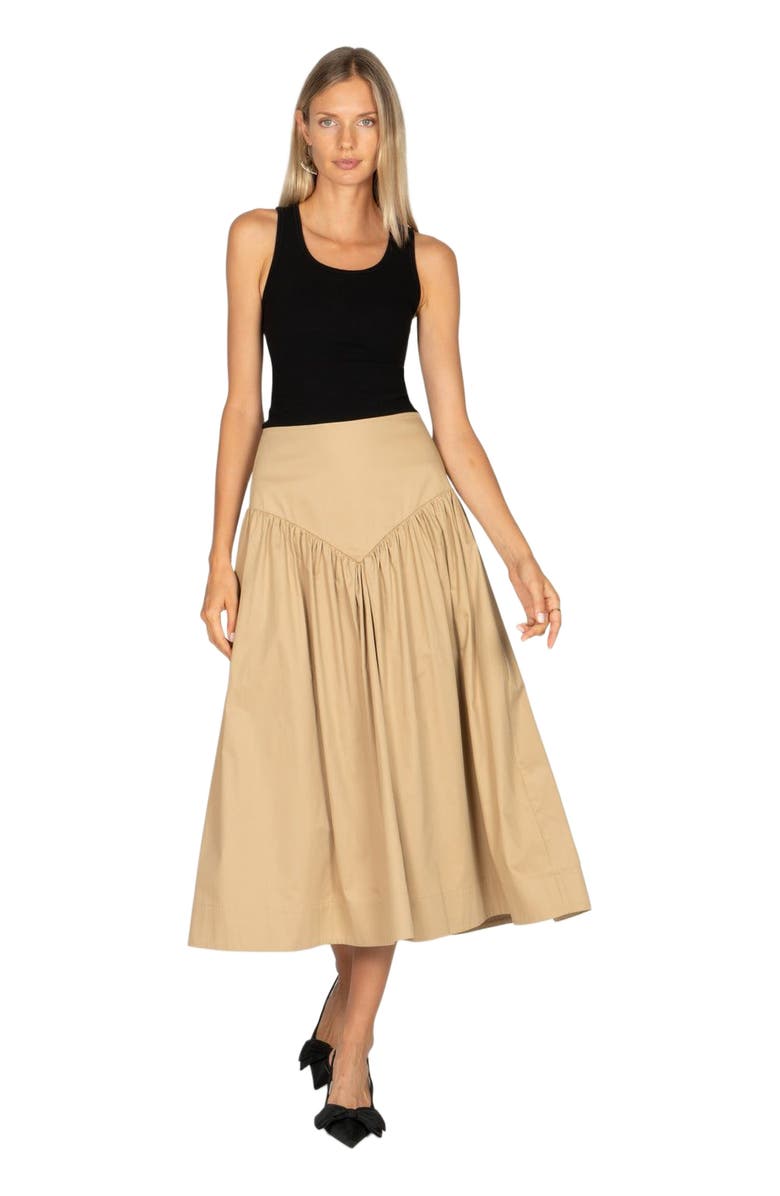 SECRET MISSION Elaya Skirt, Alternate, color, Sand