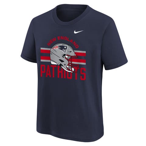 Youth Nike  College Navy New England Patriots Team Issue T-Shirt