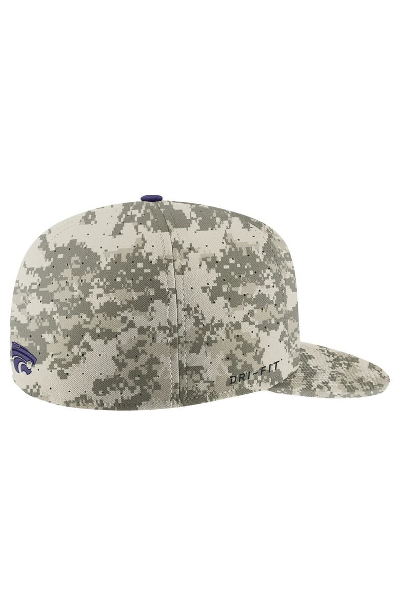 Nike Men's Nike Camo Kansas State Wildcats Aero True Baseball Performance Fitted Hat, Alternate, color, 