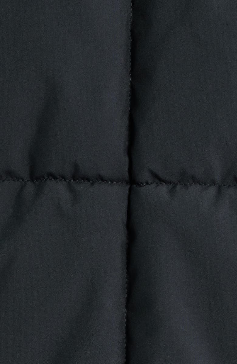 Save The Duck Fraser Water Resistant Quilted Hooded Parka, Alternate, color, Black