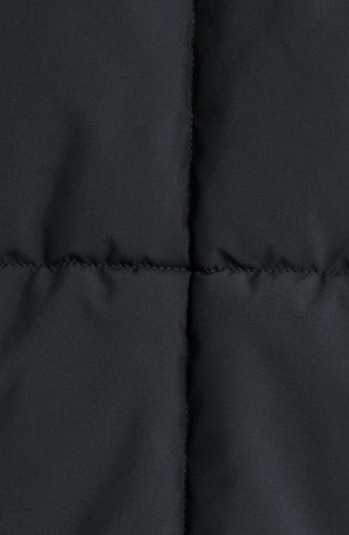 Save The Duck Fraser Water Resistant Quilted Hooded Parka In Black