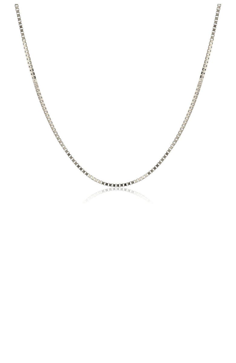 BEST SILVER Sterling Silver Box Chain 16", Main, color, Silver